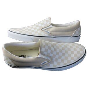 Vans Men's Classic Slip On Color Theory French Oak Checkerboard Shoes Sizes NIB